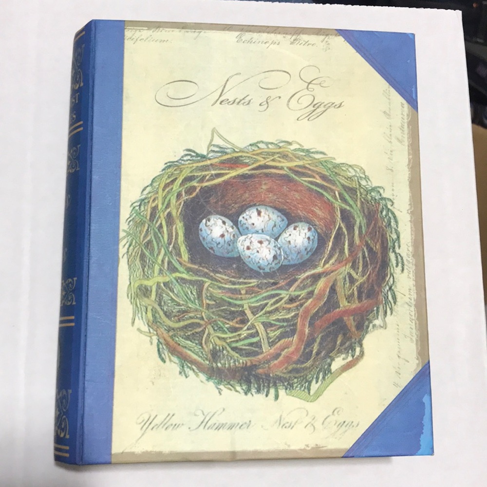 New Notecards in Book Box - Nests & Eggs